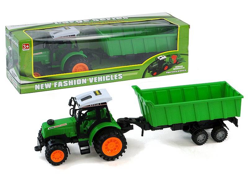 Traktor z przyczepą - 446595