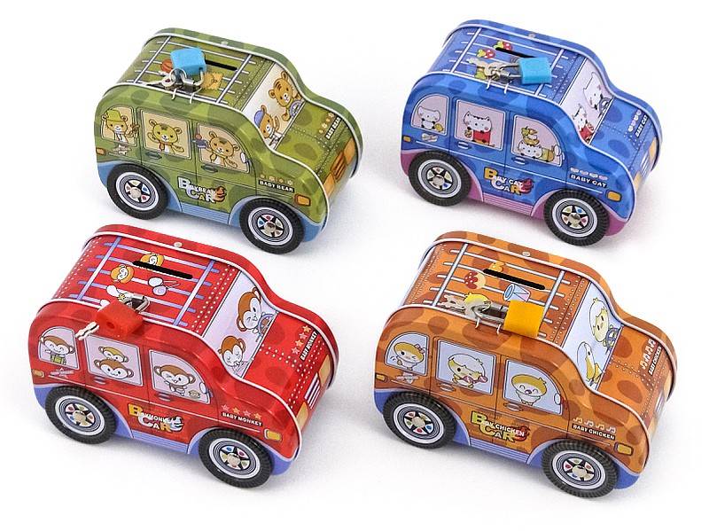 Skarbonka metalowa autko - 484184