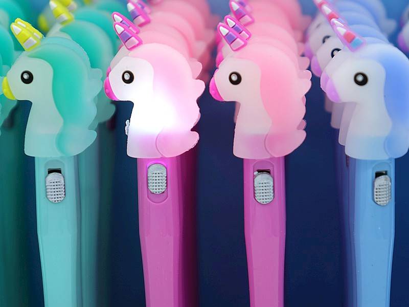 Długopis jednorożec ze światłem - 500150