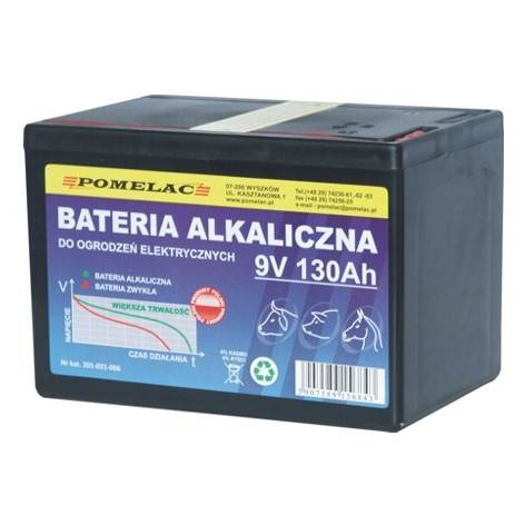 Past/ Bateria alkaiczna 9V/130Ah