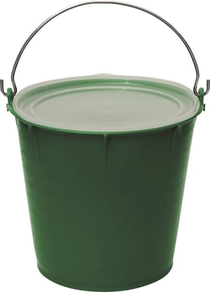 Wiadro zielone VPlast 7L