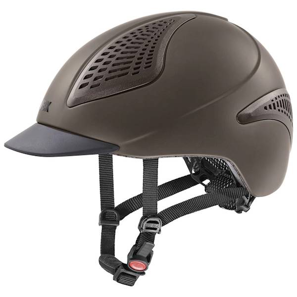Kask jeździecki Uvex Exxential II 59/61 brąz