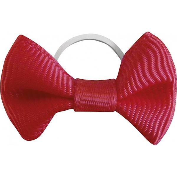 Gumki kokardki do grzywy czerwone 1 sztuka