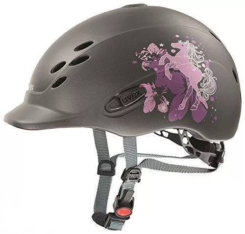Kask Onyxx Uvex Little Pony antracytowy