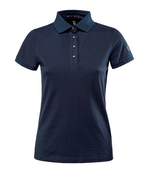Polo damskie Eqode by Equiline granatowe