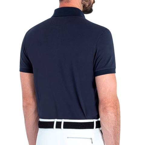 T-shirt polo M.L granat Cersec Logo Equiline