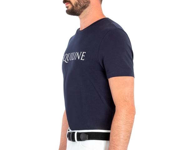T-shirt M.S granat Cridec Logo Equiline
