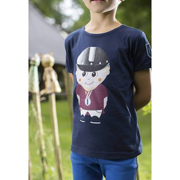 T-shirt 122/128 granat King-Clyde