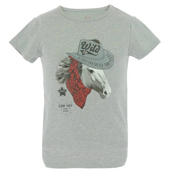 T-shirt 128 szary Cowboy W20