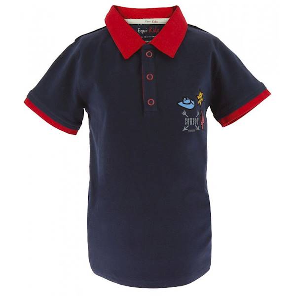 T-shirt 140 polo granat Cowboy W20