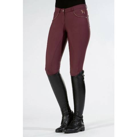 Bryczesy 40 p/l bordowe Beagle HKM W 21