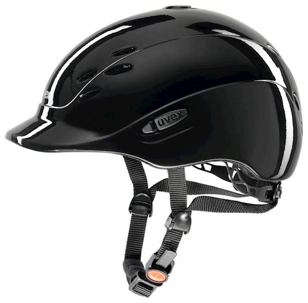 Kask uv.Onyxx 49/54 czarny połysk