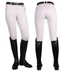 Bryczesy b.40/20 1/2 silikon Peach HKM