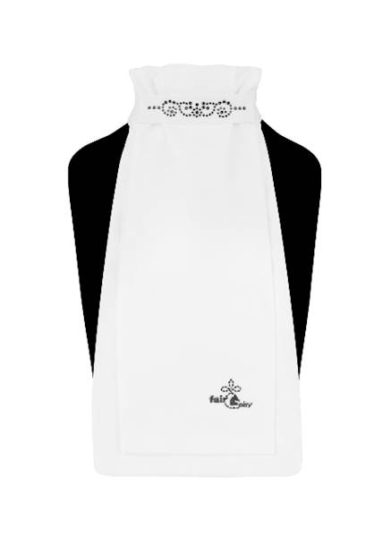 Plastron Andrea Chic M biało-czarny
