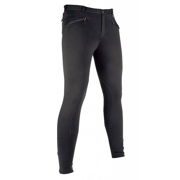 Bryczesy 44 b/l czarne Basic HKM