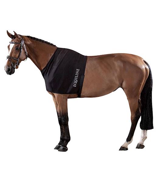 Derka lycra-przód L czarna Edinburgh Equiline