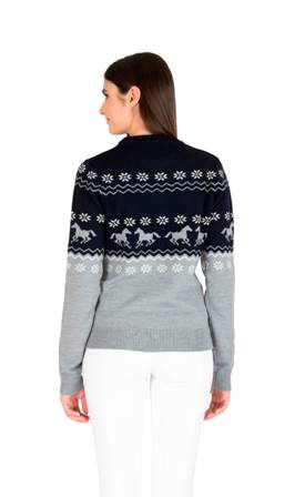 Sweter XS szary Nitan Equiline CH22