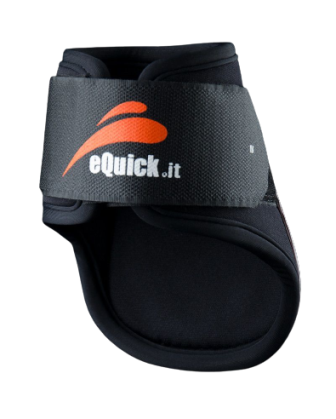Ochran.Equick tył L czarne eShock velcro
