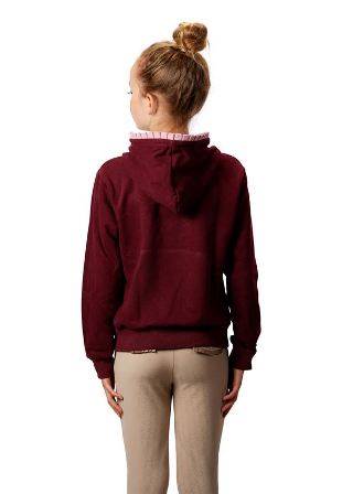 Bluza 158-164 bordo Hoodie Joline