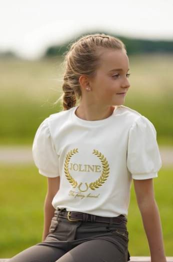 T-shirt 146-152 kremowy Feline Joline