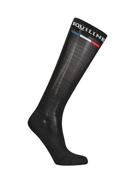 Skarpety 39/42 czarne cienkie Equiline