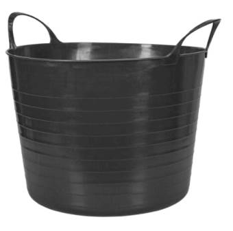 Wiadro flexi czarne Vplast 40L