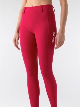 Bryczesy 36 p/l czerwone legginsy Calref Equiline