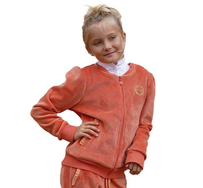 Bluza 152-158 pomarańcz Velvet Joline