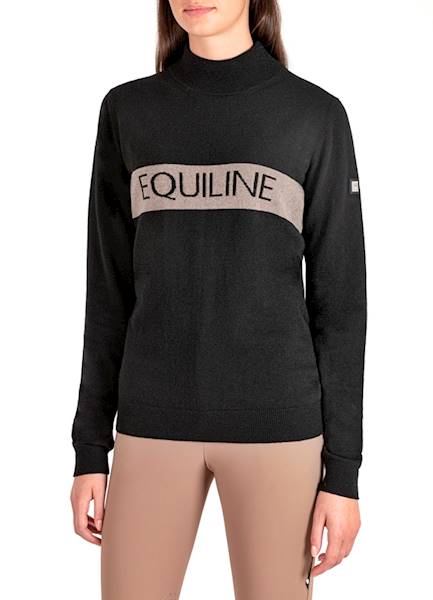 Sweter M czarny Egrae Equiline W22