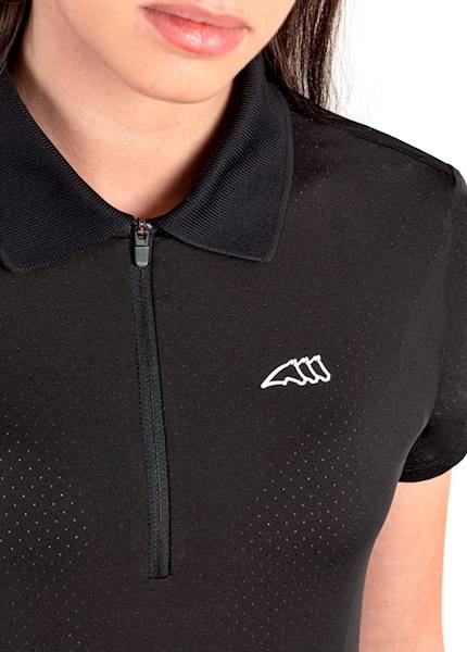 T-shirt polo XL czarny Carenc Equiline 