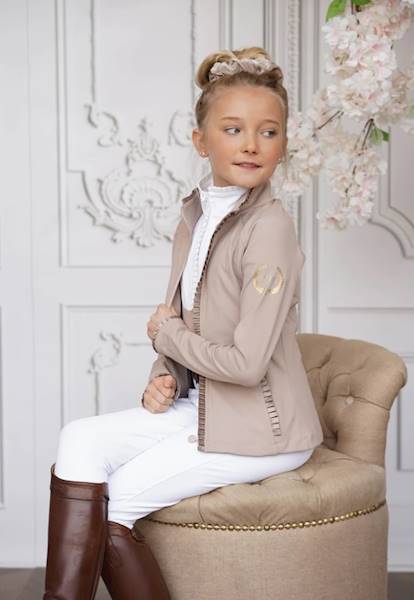 Bluza 158-164 beż Cardigan Joline