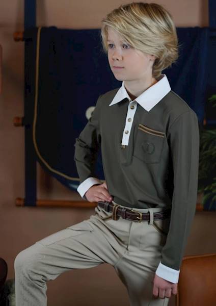 Koszula 146-152 D/R zielona boy Joline