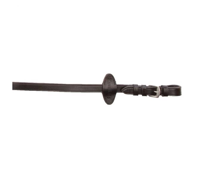 Wodze Biothane pony czarne kołeczki 16mm Kavalkade