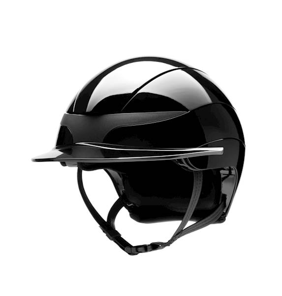 Kask Equiline 56 czarny shine Xanto standard