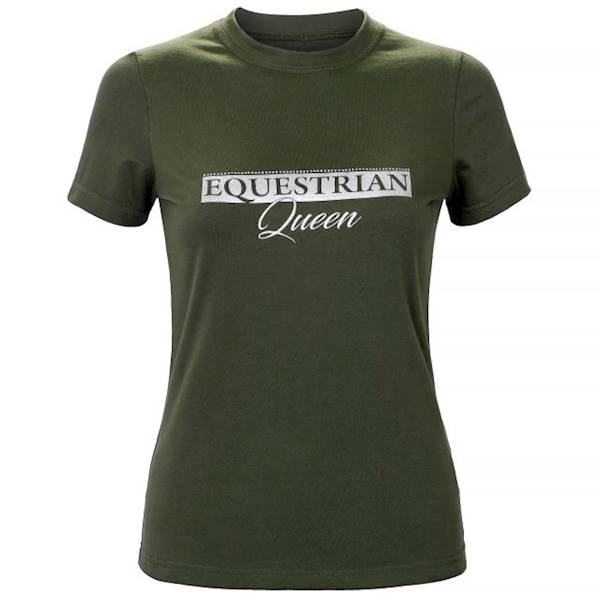 T-shirt XS zielony Jade Eq.Queen S24