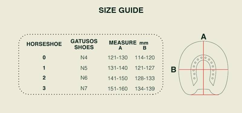 Buty dla koni r.6 Gatusos Zapato 1 szt