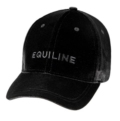 Czapka z daszkiem czarna Garg Equiline W24