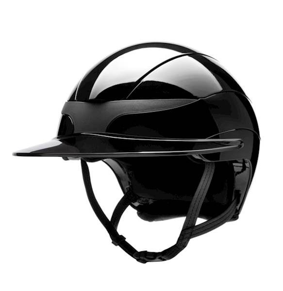 Kask Equiline 59 czarny shine Xanto sun
