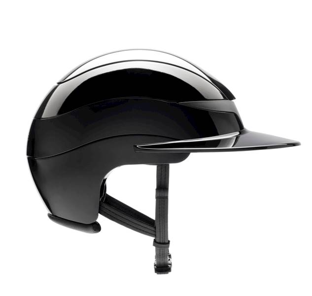 Kask Equiline 59 czarny shine Xanto sun