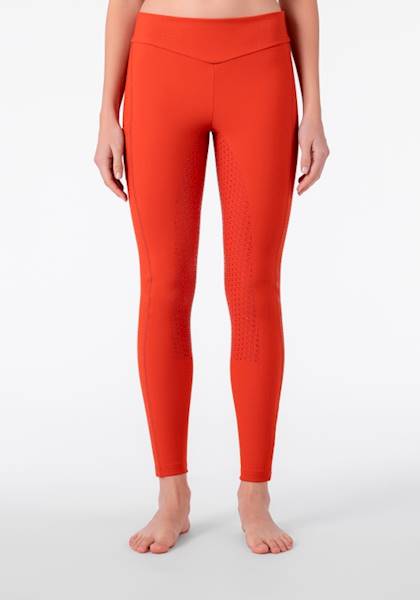 Bryczesy 38 p/l czerwone legginsy Engaref Equiline
