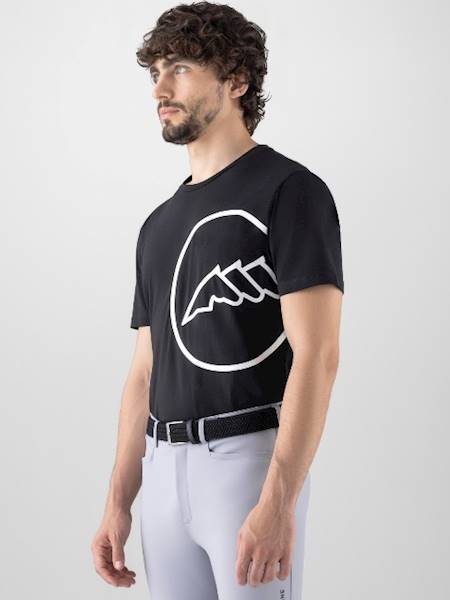 T-shirt M.S czarny Caster Equiline S25