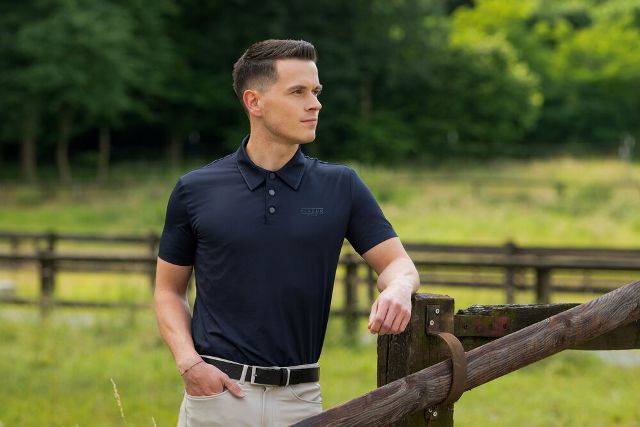 T-shirt M.M polo granat Sports Man Pikeur