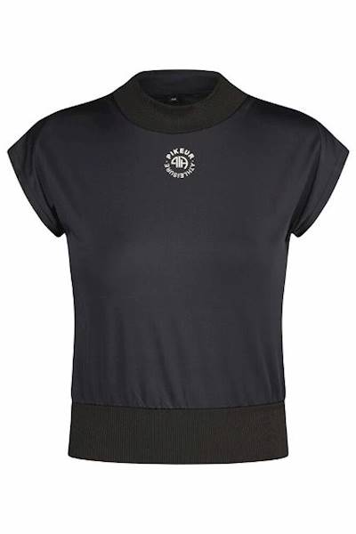 T-shirt M czarny Cropped Pikeur S25