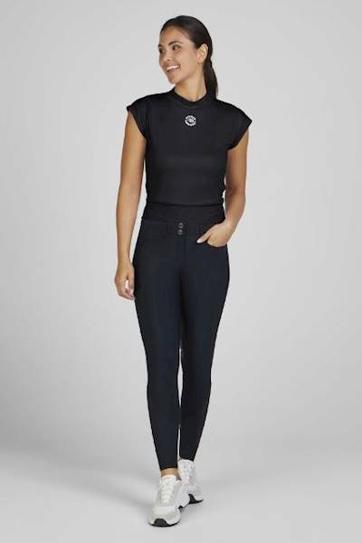 T-shirt M czarny Cropped Pikeur S25