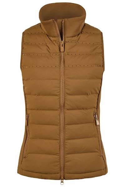 Bezrękawnik damski Vest Pikeur karmelowy