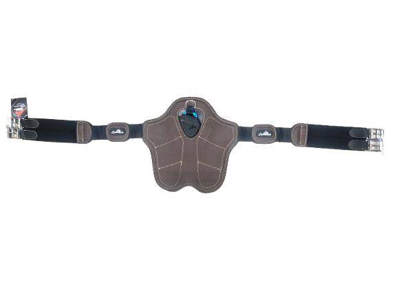 Popręg z fartuchem 125 czarny Skyride eQuick