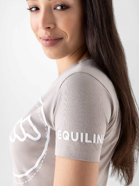 T-shirt S beż Cubry Equiline S25