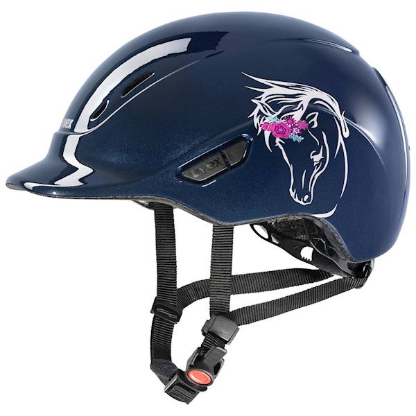 Kask Kidoxx Flower Uvex granat połysk