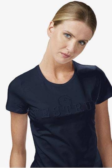 T-shirt damski Iglesias Vestrum granatowy
