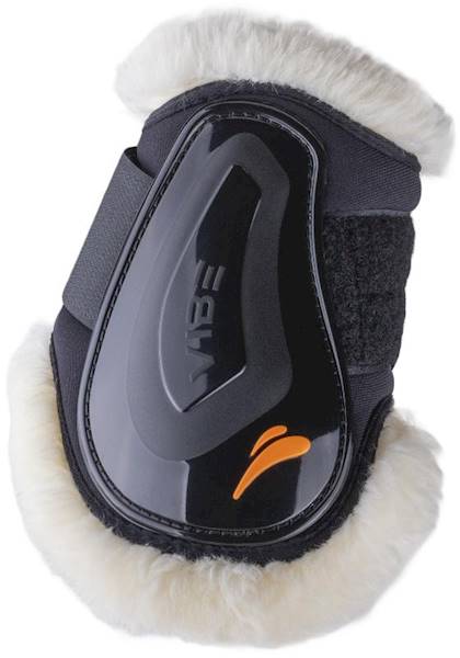 Ochran.Equick tył M czarne futro Velcro Vibe